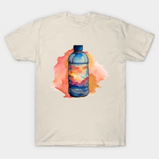 Watercolor water bottle T-Shirt